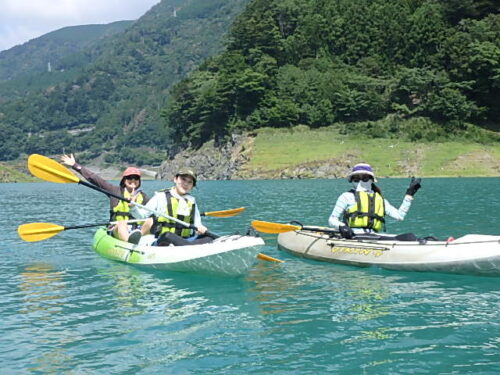 奥大井の自然満喫カヤック体験